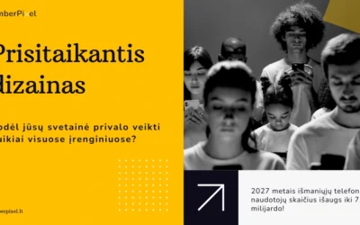 Prisitaikantis dizainas: kodėl jūsų svetainė privalo veikti puikiai visuose įrenginiuose?